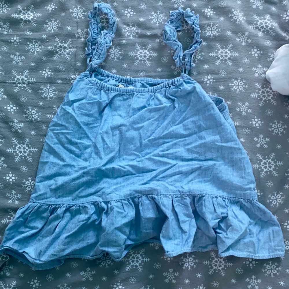 Ruffle tank top